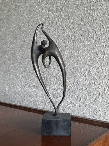 Edle bronze look skulptur - edle, bronze-look