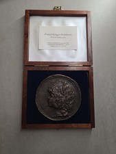 Bronze Porträt Medaille