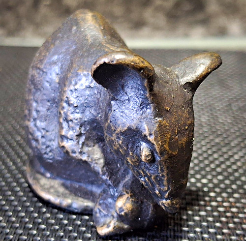 Bronze maus signiert - bronze,,
