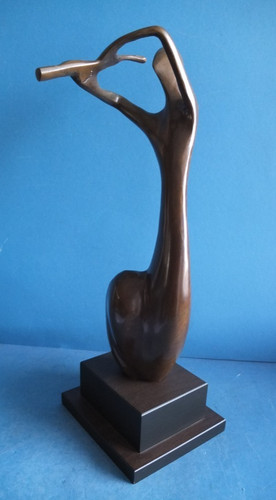 Große moderne bronzefigur - große,,