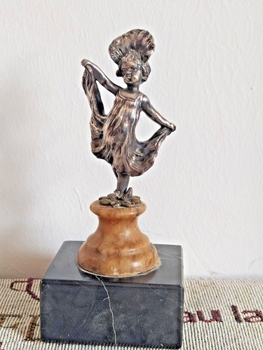 Versilberte bronze tanzendes - versilberte,