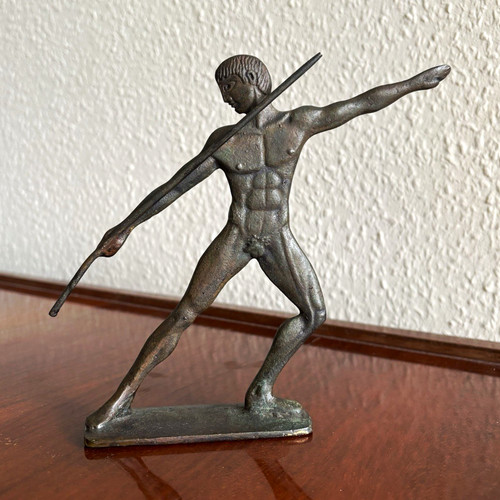 Bronze skulptur speerwerfer - skulptur,