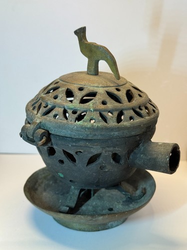 Antikes räuchergefäß bronze - antikes,