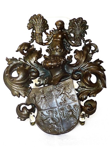 Historismus wappenrelief - wappenrelief, +