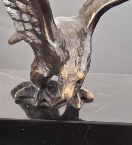Antiker adler bronze mit - bronze,