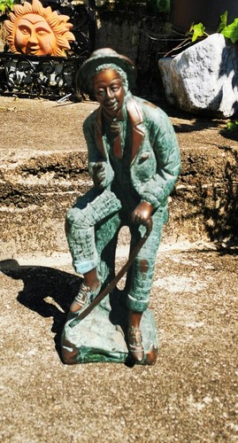 Farnswort bronze figur cm - farnswort, bronze-