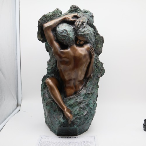 Liebespaar bronze figur - bronze,
