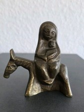 Bronze Skulptur Maria mit Kind