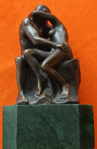 Kuss bronze nach rodin - -,