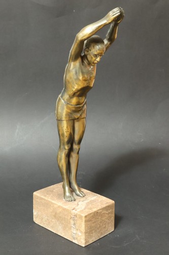 Alte bronzefigur figur bronze - figur,