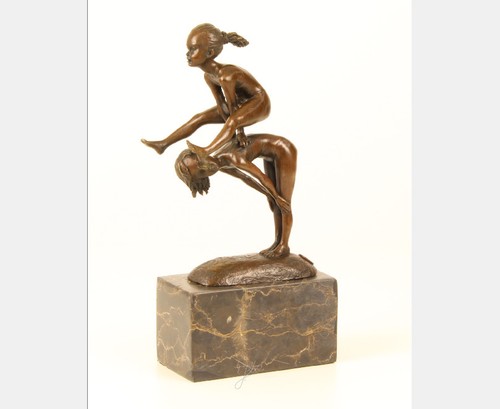 Zauberhafte bronzefigur zwei - zauberhafte,