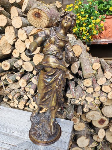 Bronze figur höhe 46 cm - bronze-figur,,
