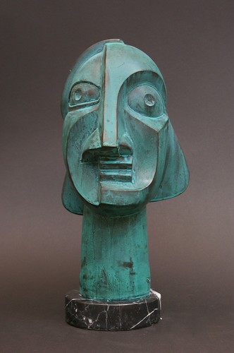 Bronze büste picasso s - büste, picasso's