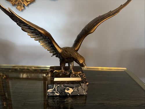Bronze adler auf - bronze,