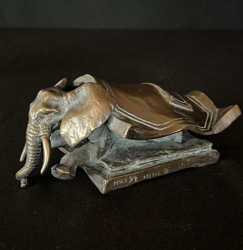 Rainer hercks bronze elefant - rainer,